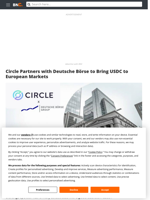 Circle Partners with Deutsche Börse to Bring USDC to European Markets - Brave New Coin