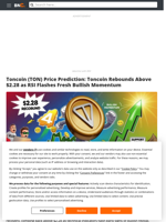 Toncoin (TON) Price Prediction: Toncoin Rebounds Above $2.28 as RSI Flashes Fresh Bullish Momentum - Brave New Coin