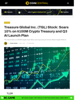 Treasure Global Inc. (TGL) Stock: Soars 10% on $100M Crypto Treasury and Q3 AI Launch Plan