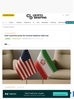 Gulf countries push for normal relations with Iran