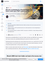 Bitcoin reclaiming its $69,000 holder cost basis could open XRP’s path to $1.26