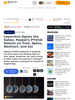 Layerzero Opens the Gates: Paypal’s PYUSD Debuts on Tron, Aptos, Abstract, and Sei – Crypto News Bitcoin News