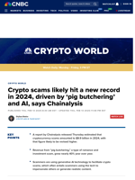Crypto scams thrive in 2024 on back of 'pig butchering' and AI: Report