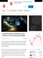 ZachXBT Alleges $40 Million Crypto Theft From U.S. Government Wallets - NullTX