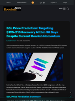 SOL Price Prediction: Targeting $195-210 Recovery Within 30 Days Despite Current Bearish Momentum - Blockchain.News