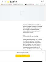 Chainlink News: LINK Is Up 18% Today; Here Are the Catalysts and What Analysts Are Saying