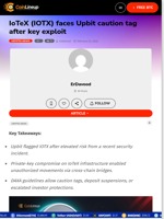 IoTeX (IOTX) Faces Upbit Caution Tag After Key Exploit