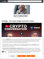 Tok-Edge - The Crypto Hedge Fund with a Token - Brave New Coin