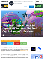 After Being Dubbed SHIB 2.0, Layer Brett Becomes The Best Crypto Presale To Buy Now | Live Bitcoin News
