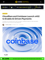 Cloudflare and Coinbase Launch x402 to Enable AI-Driven Payments - CoinCentral