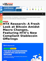 HTX Research: A Fresh Look at Bitcoin Amidst Macro Changes, Featuring HTX’s New Compliant Stablecoin Offerings - The Crypto News Wire