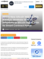 Which New Altcoin Will 10x This Bull Run: WeWake With Its Simplicity or Bitcoin Hyper With Its Smart Contract Power | Live Bitcoin News
