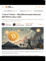 ‘7 out of 7 times’ – Why Bitcoin beats Gold and S&P 500 in every crisis - AMBCrypto