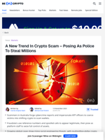 Crypto Scammers Are Now Pretending To Be Police