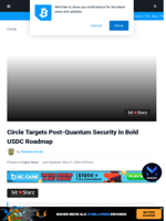 Circle Targets Post-Quantum Security In Bold USDC Roadmap