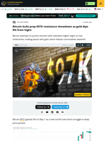 Bitcoin bulls prep $97K resistance showdown as gold dips 8% from highs