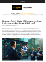 Degrees Don’t Make Millionaires—Smart Investments Do! Ozak AI Is Proof!