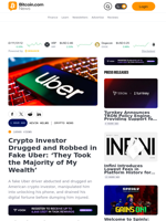 Crypto Investor Drugged and Robbed in Fake Uber: ‘They Took the Majority of My Wealth’ – Crypto News Bitcoin News