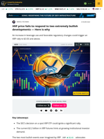 XRP price fails to respond to two extremely bullish developments — Here is why