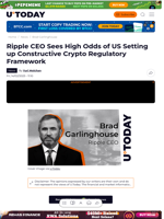 Ripple CEO Sees High Odds of US Setting up Constructive Crypto Regulatory Framework