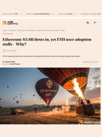Ethereum: $3.8B flows in, yet ETH user adoption stalls - Why? - AMBCrypto
