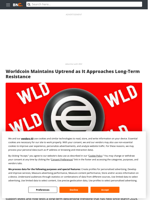 Worldcoin Maintains Uptrend as It Approaches Long-Term Resistance - Brave New Coin