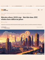 Bitcoin echoes 2021’s top - But this time, BTC whales have different plans - AMBCrypto