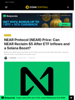NEAR Protocol (NEAR) Price: Can NEAR Reclaim $5 After ETF Inflows and a Solana Boost? - CoinCentral
