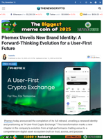 Phemex Unveils New Brand Identity: A Forward-Thinking Evolution for a User-First Future