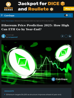 Ethereum Price Prediction 2025: How High Can It Go by Year-End?