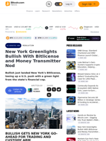 New York Greenlights Bullish With Bitlicense and Money Transmitter Nod – Regulation Bitcoin News