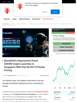 BlockDAG’s Deployment Event: $405M Crypto Launches in Singapore With Flat $0.0013 Presale Pricing - NullTX