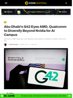 Abu Dhabi’s G42 Eyes AMD, Qualcomm to Diversify Beyond Nvidia for AI Campus - CoinCentral