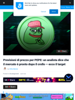 Previsioni di prezzo per PEPE: un analista dice che il mercato è pronto dopo il crollo — ecco il target | Bitcoinist.com