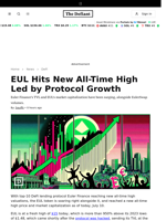 EUL Hits New All-Time High Led by Protocol Growth - 