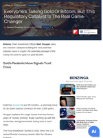 Everyone's Talking Gold Or Bitcoin, But This Regulatory Catalyst Is The Real Game-Changer  - Benzinga