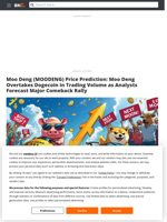 Moo Deng (MOODENG) Price Prediction: Moo Deng Overtakes Dogecoin in Trading Volume as Analysts Forecast Major Comeback Rally - Brave New Coin