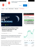 HYPE & SUI Price Patterns Flash Breakouts; BlockDAG X1 App Crosses 2.5M Users - NullTX