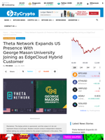 Theta Network Expands US Presence With George Mason University Joining as EdgeCloud Hybrid Customer