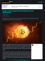 Google Launches Gemini 3.8 Flash Models for AI and Cybersecurity - Blockchain.News
