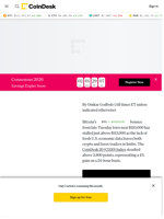 No Data, No USD Bears. Headwind for Bitcoin?: Crypto Daybook Americas