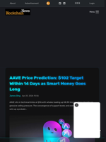 AAVE Price Prediction: $102 Target Within 14 Days as Smart Money Goes Long - Blockchain.News
