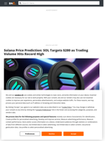 Solana Price Prediction: SOL Targets $280 as Trading Volume Hits Record High - Brave New Coin