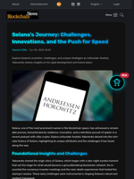 Solana's Journey: Challenges, Innovations, and the Push for Speed - Blockchain.News