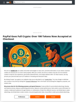 PayPal Goes Full Crypto: Over 100 Tokens Now Accepted at Checkout - Brave New Coin