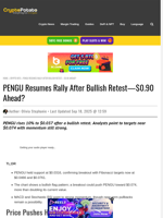 PENGU Resumes Rally After Bullish Retest—$0.90 Ahead?