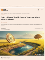 Aster rallies as ‘Double Harvest’ heats up – Can it clear $1.35 next? - AMBCrypto