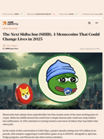 The Next Shiba Inu (SHIB), 4 Memecoins That Could Change Lives in 2025 - AMBCrypto