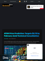 ATOM Price Prediction: Targets $2.75 by February Amid Technical Consolidation - Blockchain.News