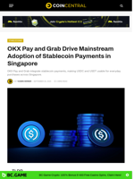 OKX Pay and Grab Drive Mainstream Adoption of Stablecoin Payments in Singapore